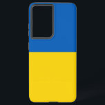Samsung Galaxy S21 Ultra Case Ukraine flag<br><div class="desc">Introducing our Samsung Galaxy S21 Ultra cover featuring the flag of Ukraine, designed to blend protection with a celebration of Ukrainian heritage! Crafted with meticulous attention to detail, this cover proudly displays the vibrant yellow and blue colours of the Ukrainian flag, symbolising independence, unity, and national pride. Whether you're commuting,...</div>