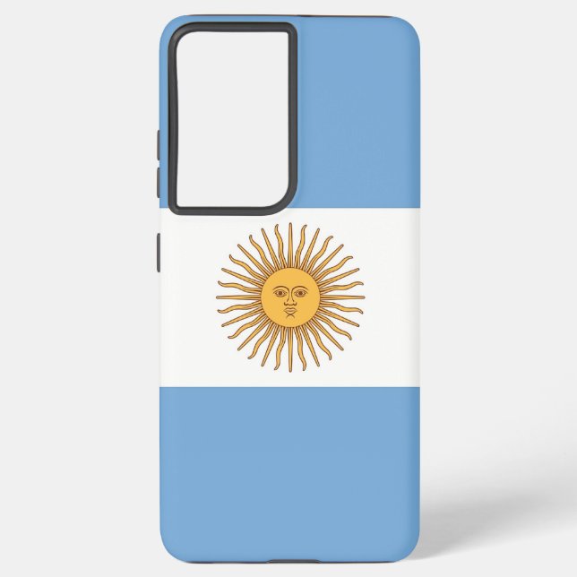 Samsung Galaxy S21 Ultra Case with Argentina flag (Back)