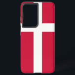 Samsung Galaxy S21 Ultra Case with Denmark flag<br><div class="desc">Transform your Samsung Galaxy S21 Ultra with our exclusive phone cover featuring the flag of Denmark! Crafted with meticulous attention to detail, this phone cover proudly displays the iconic design of the Danish flag, featuring a red background with a white Scandinavian cross. It symbolises Denmark's rich history, cultural heritage, and...</div>