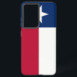 Samsung Galaxy S21 Ultra Case with flag of Texas<br><div class="desc">Enhance your Samsung Galaxy S21 Ultra with our exclusive phone cover proudly featuring the flag of Texas! Crafted with meticulous attention to detail, this phone cover goes beyond mere protection; it celebrates Texan heritage and cultural pride. The bold design prominently displays the iconic Lone Star flag, symbolising the state's rich...</div>