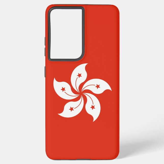Samsung Galaxy S21 Ultra Case with Hong Kong flag (Back)