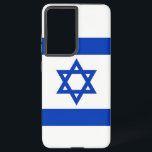 Samsung Galaxy S21 Ultra Case with Israel flag<br><div class="desc">Add a touch of Israeli pride to your Samsung Galaxy S21 Ultra with our exclusive cover featuring the flag of Israel! Crafted with meticulous attention to detail, this cover is more than just a protective accessory; it's a celebration of Israeli heritage and cultural richness. The design proudly showcases the iconic...</div>