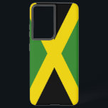 Samsung Galaxy S21 Ultra Case with Jamaica flag<br><div class="desc">Add a vibrant touch of Jamaican pride to your Samsung Galaxy S21 Ultra with our exclusive cover featuring the flag of Jamaica! Crafted with meticulous attention to detail, this cover is more than just a protective accessory; it's a celebration of Jamaican culture and heritage. The bold design proudly showcases the...</div>