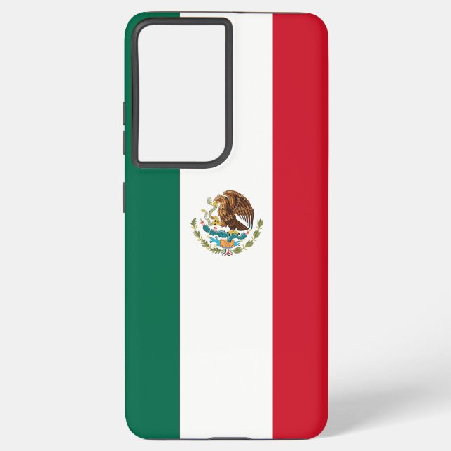 Samsung Galaxy S21 Ultra Case with Mexico flag (Back)