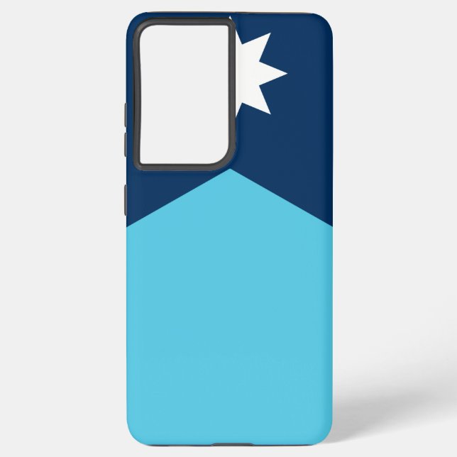 Samsung Galaxy S21 Ultra Case with Minnesota flag (Back)