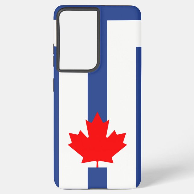 Samsung Galaxy S21 Ultra Case with Ottawa flag (Back)