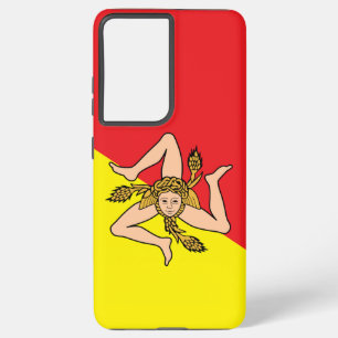 Samsung Galaxy S21 Ultra Case with Sicily flag