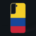 Samsung Galaxy S22 Case Flag of Colombia<br><div class="desc">Transform your Samsung Galaxy S22 with our exclusive phone cover featuring the flag of Colombia! Crafted with meticulous attention to detail, this phone cover proudly showcases the vibrant design of the Colombian flag. The flag consists of three horizontal stripes—yellow, blue, and red—with the yellow stripe taking up half of the...</div>
