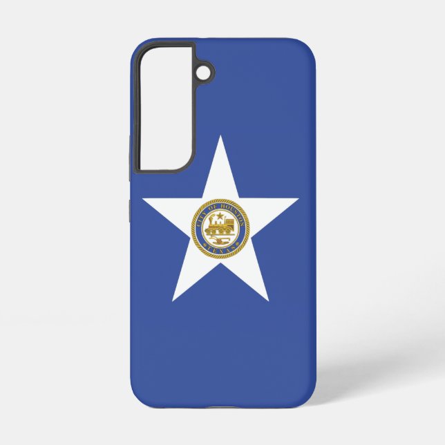 Samsung Galaxy S22 Case Flag of Houston (Back)