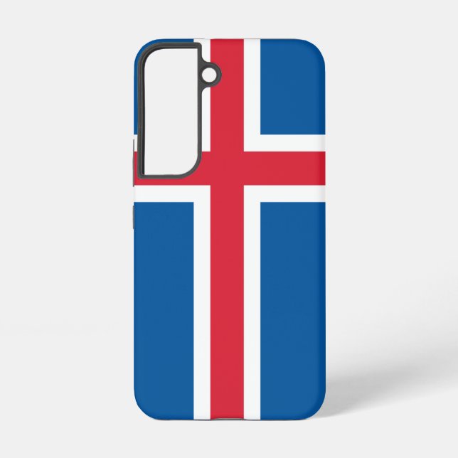 Samsung Galaxy S22 Case Flag of Iceland (Back)