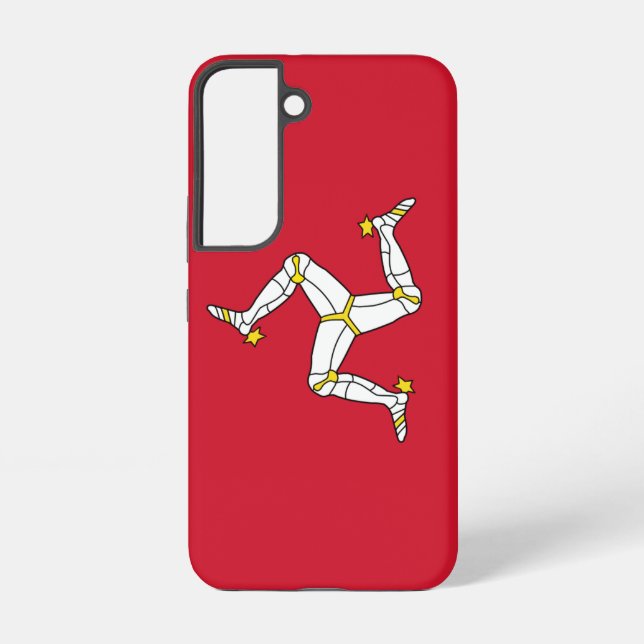 Samsung Galaxy S22 Case Flag of Isle of Man (Back)