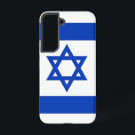 Samsung Galaxy S22 Case Flag of Israel<br><div class="desc">Add a touch of Israeli pride to your Samsung Galaxy S22 with our exclusive cover featuring the flag of Israel! Crafted with meticulous attention to detail, this cover is more than just a protective accessory; it's a celebration of Israeli heritage and cultural richness. The design proudly showcases the iconic blue...</div>