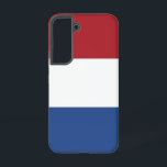 Samsung Galaxy S22 Case Flag of Netherlands<br><div class="desc">Introducing our Samsung Galaxy S22 cover featuring the flag of the Netherlands, designed to blend protection with a celebration of Dutch heritage. Crafted with meticulous attention to detail, this cover proudly displays the iconic tricolor of red, white, and blue, symbolising the Netherlands' history, culture, and national identity. Whether you're commuting,...</div>