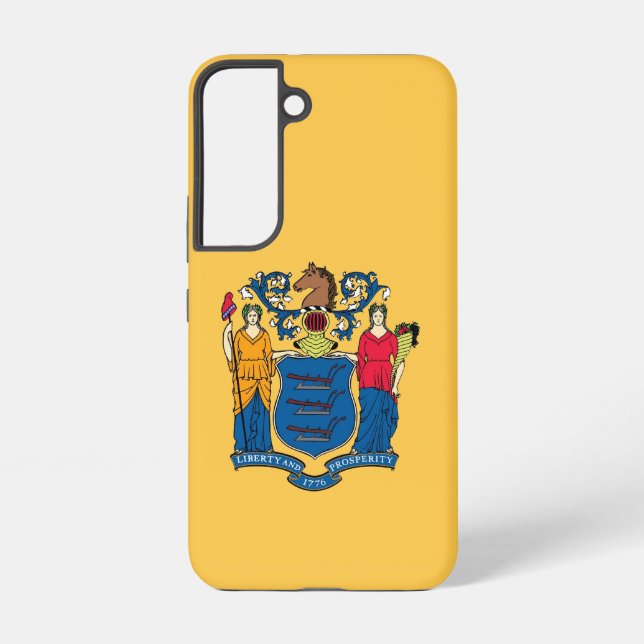Samsung Galaxy S22 Case Flag of New Jersey (Back)