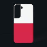 Samsung Galaxy S22 Case Flag of Poland<br><div class="desc">Transform your Samsung Galaxy S22 into a celebration of Polish heritage with our exclusive cover featuring the flag of Poland! Crafted with precision and pride, this phone cover boldly showcases the iconic colours and emblem of the Polish flag, symbolising the nation's rich history and cultural identity. Whether you're attending cultural...</div>