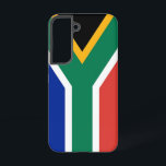Samsung Galaxy S22 Case Flag of South Africa<br><div class="desc">Add a vibrant touch of South African spirit to your phone accessories with our exclusive Samsung Galaxy S22 cover featuring the flag of South Africa! Crafted with meticulous attention to detail, this phone cover is more than just functional; it's a celebration of South African heritage and cultural pride. The bold...</div>