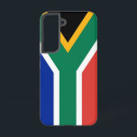 Samsung Galaxy S22 Case Flag of South Africa<br><div class="desc">Add a vibrant touch of South African spirit to your phone accessories with our exclusive Samsung Galaxy S22 cover featuring the flag of South Africa! Crafted with meticulous attention to detail, this phone cover is more than just functional; it's a celebration of South African heritage and cultural pride. The bold...</div>