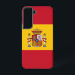 Samsung Galaxy S22 Case Flag of Spain<br><div class="desc">Introducing our Samsung Galaxy S22 cover featuring the flag of Spain, designed to blend protection with a celebration of Spanish heritage. Crafted with meticulous attention to detail, this cover proudly displays the bold red and yellow stripes of the Spanish flag, symbolising the nation's history, culture, and unity. Whether you're commuting,...</div>