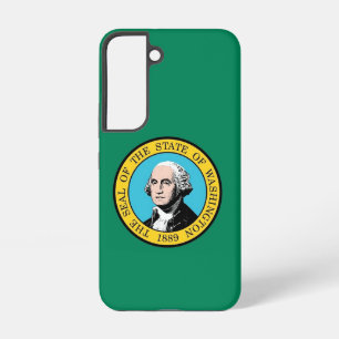 Samsung Galaxy S22 Case Flag of Washington State