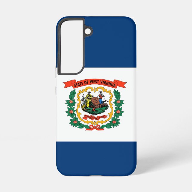 Samsung Galaxy S22 Case Flag of West Virginia (Back)
