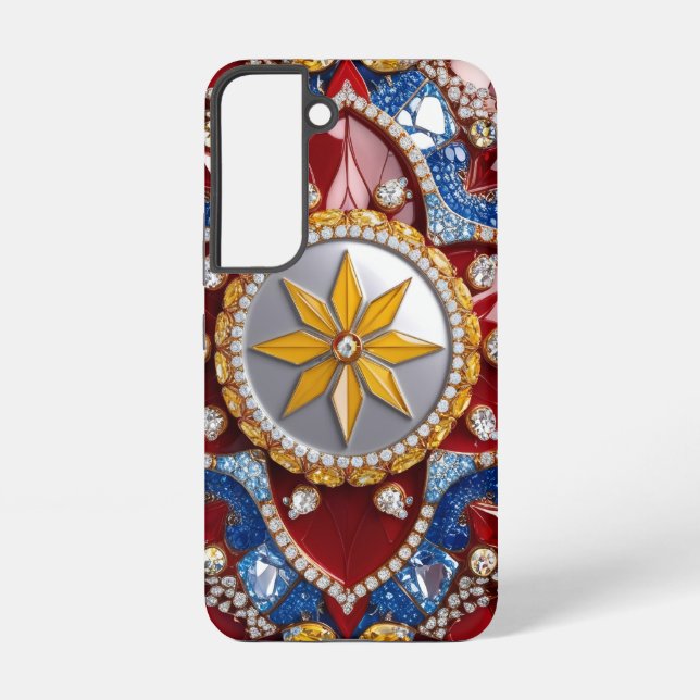 Samsung Galaxy S22 Case with Bahamas Colours (Back)