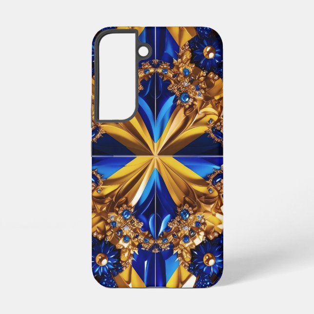 Samsung Galaxy S22 Case with Sweden Colours (Back)
