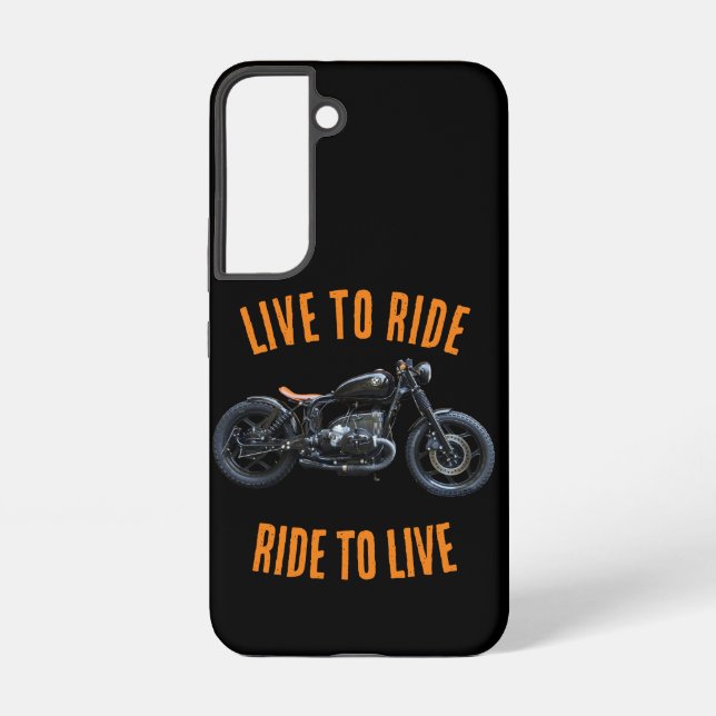 Samsung Galaxy S22 Live To Ride Motorcycle Case (Back)