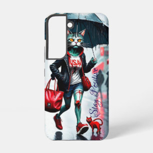 Samsung Galaxy S22 nice cat case
