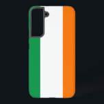 Samsung Galaxy S22 Plus Case Flag of Ireland<br><div class="desc">Add a touch of Irish pride to your Samsung Galaxy S22 Plus with our exclusive cover featuring the flag of Ireland! Crafted with meticulous attention to detail, this cover is more than just a protective accessory; it's a celebration of Irish heritage and cultural richness. The design proudly showcases the iconic...</div>