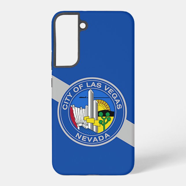 Samsung Galaxy S22 Plus Case Flag of Las Vegas (Back)