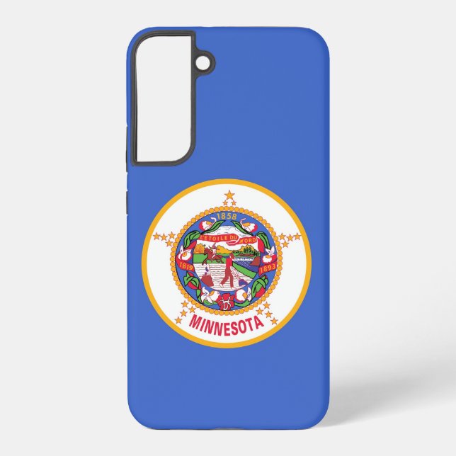 Samsung Galaxy S22 Plus Case Flag of Minnesota (Back)