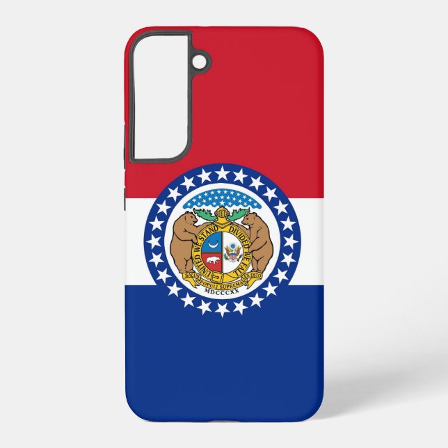 Samsung Galaxy S22 Plus Case Flag of Missouri (Back)