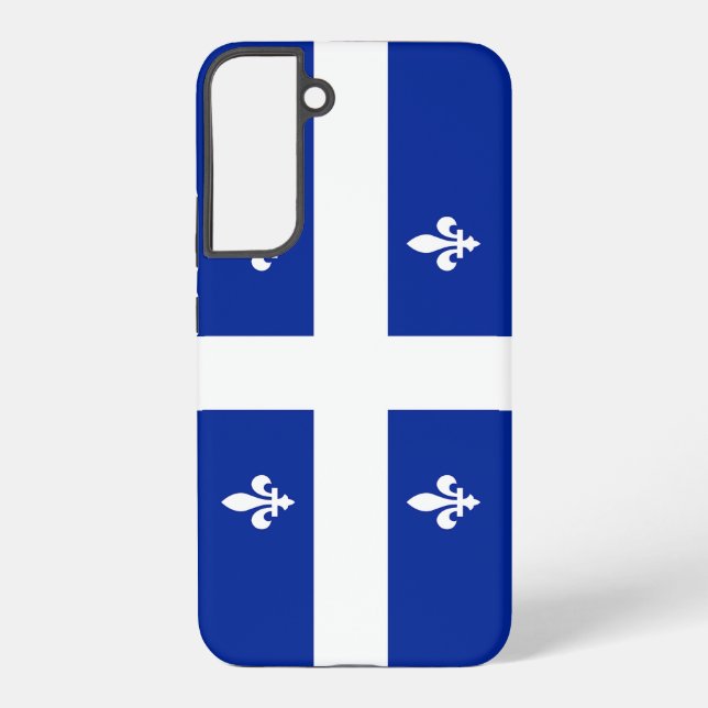 Samsung Galaxy S22 Plus Case Flag of Quebec (Back)