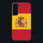 Samsung Galaxy S22 Plus Case Flag of Spain<br><div class="desc">Introducing our Samsung Galaxy S22 Plus cover featuring the flag of Spain, designed to blend protection with a celebration of Spanish heritage. Crafted with meticulous attention to detail, this cover proudly displays the bold red and yellow stripes of the Spanish flag, symbolising the nation's history, culture, and unity. Whether you're...</div>