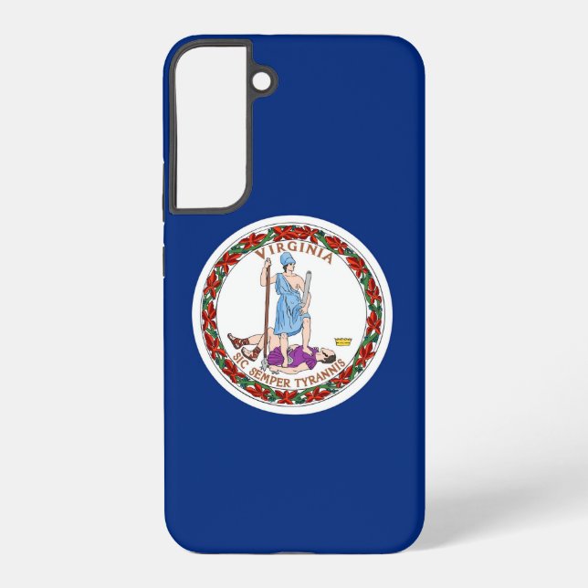 Samsung Galaxy S22 Plus Case Flag of Virginia (Back)