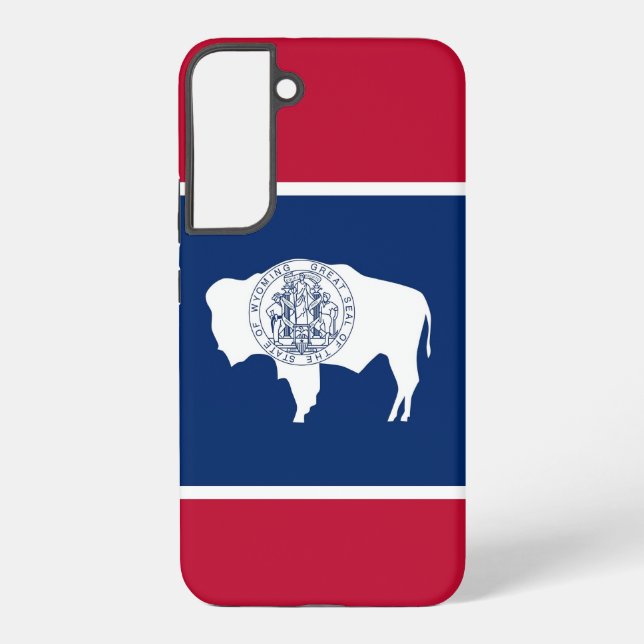 Samsung Galaxy S22 Plus Case Flag of Wyoming (Back)