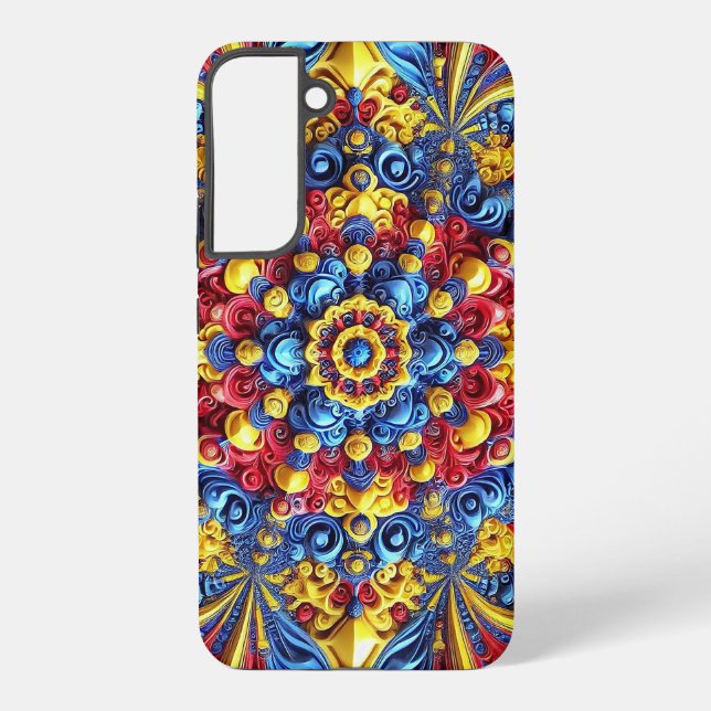 Samsung Galaxy S22 Plus Case Romanian Colours (Back)