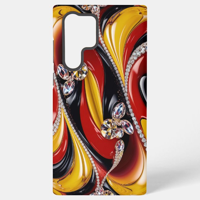 Samsung Galaxy S22 Ultra Case Belgian Colours (Back)