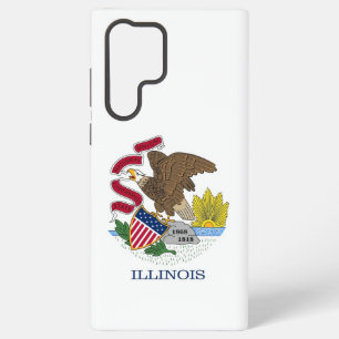 Samsung Galaxy S22 Ultra Case Flag of Illinois