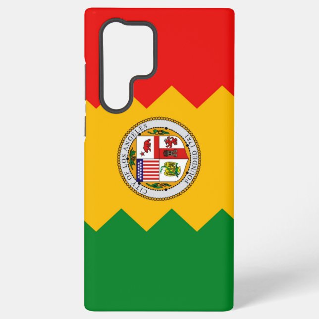 Samsung Galaxy S22 Ultra Case Flag of Los Angeles (Back)