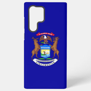 Samsung Galaxy S22 Ultra Case Michigan flag