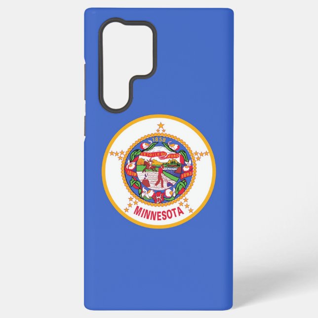 Samsung Galaxy S22 Ultra Case Minnesota flag (Back)