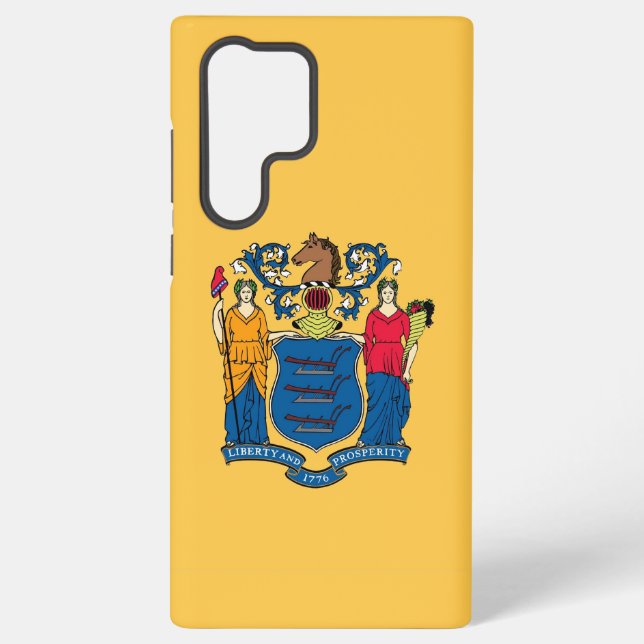 Samsung Galaxy S22 Ultra Case New Jersey flag (Back)