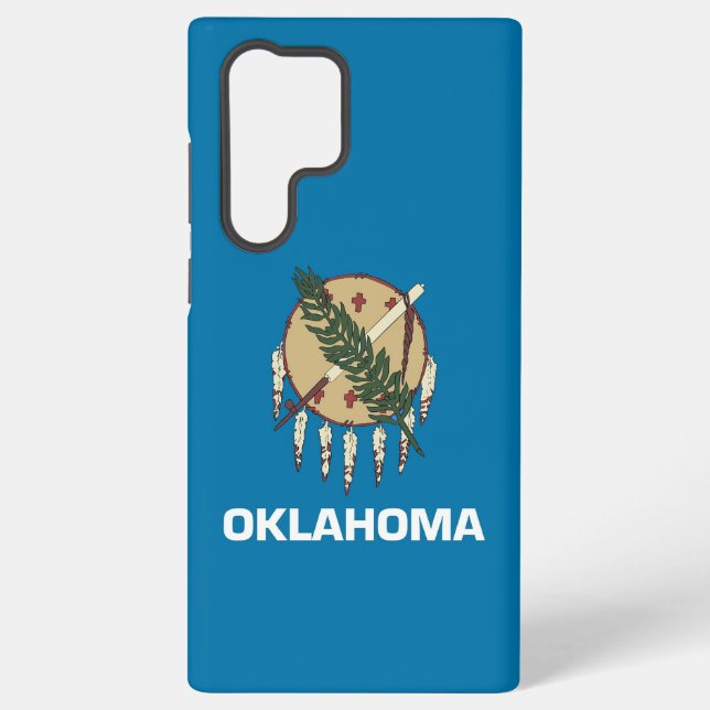 Samsung Galaxy S22 Ultra Case Oklahoma flag (Back)