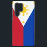 Samsung Galaxy S22 Ultra Case Philippines flag<br><div class="desc">Protect your device in patriotic style with this custom Samsung Galaxy S22 Ultra case featuring the flag of the Philippines! Designed to offer both protection and cultural pride, this sleek phone case proudly displays the vibrant elements of the Philippine flag—sun, stars, and bold colours—creating a striking and meaningful accessory. It’s...</div>
