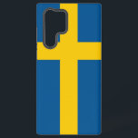 Samsung Galaxy S22 Ultra Case Sweden flag<br><div class="desc">Introducing our Samsung Galaxy S22 Ultra cover featuring the flag of Sweden, designed to blend protection with a celebration of Swedish heritage! Crafted with meticulous attention to detail, this cover proudly displays the iconic yellow cross on a blue background of the Swedish flag, symbolising the nation's history, culture, and values....</div>