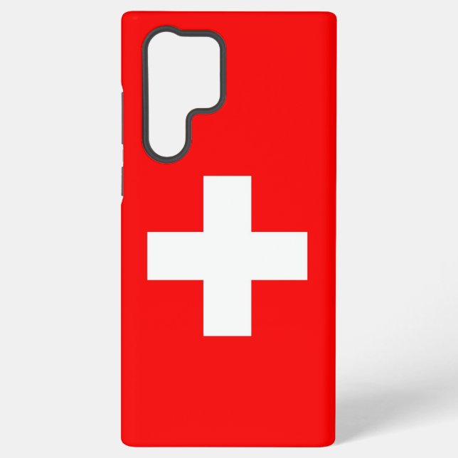 Samsung Galaxy S22 Ultra Case Switzerland flag (Back)
