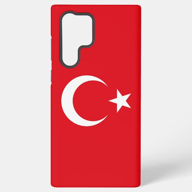 Samsung Galaxy S22 Ultra Case Turkey flag (Back)