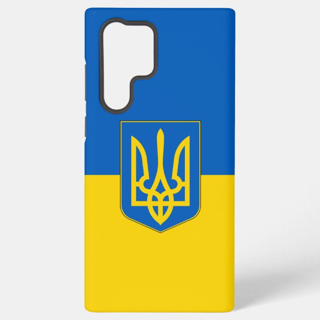 Samsung Galaxy S22 Ultra Case Ukraine flag (Back)