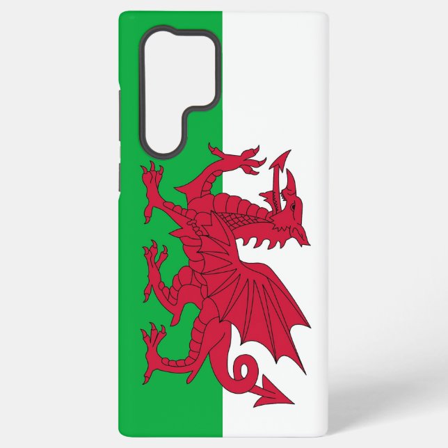 Samsung Galaxy S22 Ultra Case Wales flag (Back)